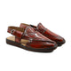 Bromo - Men's Oxblood Box Leather High Shine Sandal