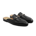 Portzone - Men's  Black Calf Leather Slipper