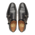 York - Men's Black Calf Leather Double Monkstrap