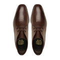 Tenin - Men's Dark Brown Pebble Grain Chukka Boot