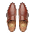 Masha - Men's Brown Calf Leather Single Monkstrap