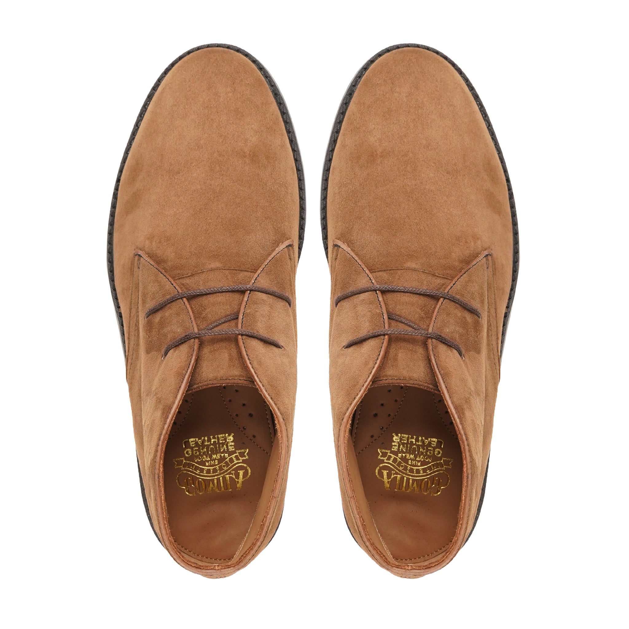 Sergio - Men's Camel Kid Suede Chukka Boot