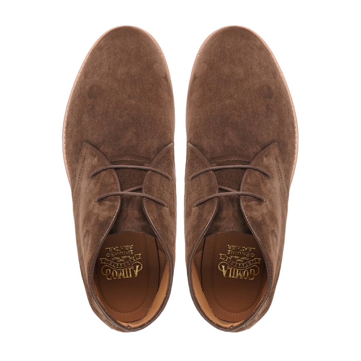 Hiram - Men's Brown Kid Suede Chukka Boot