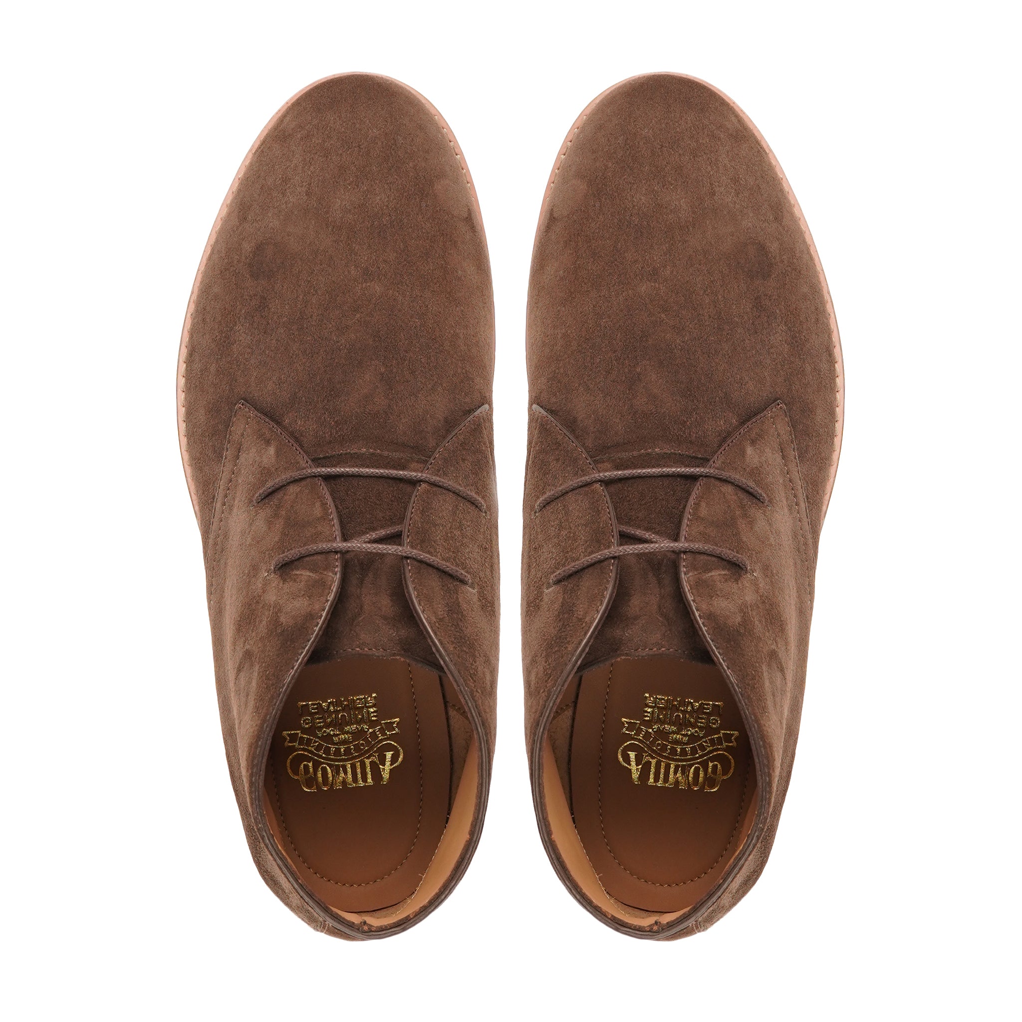 Hiram - Men's Brown Kid Suede Chukka Boot