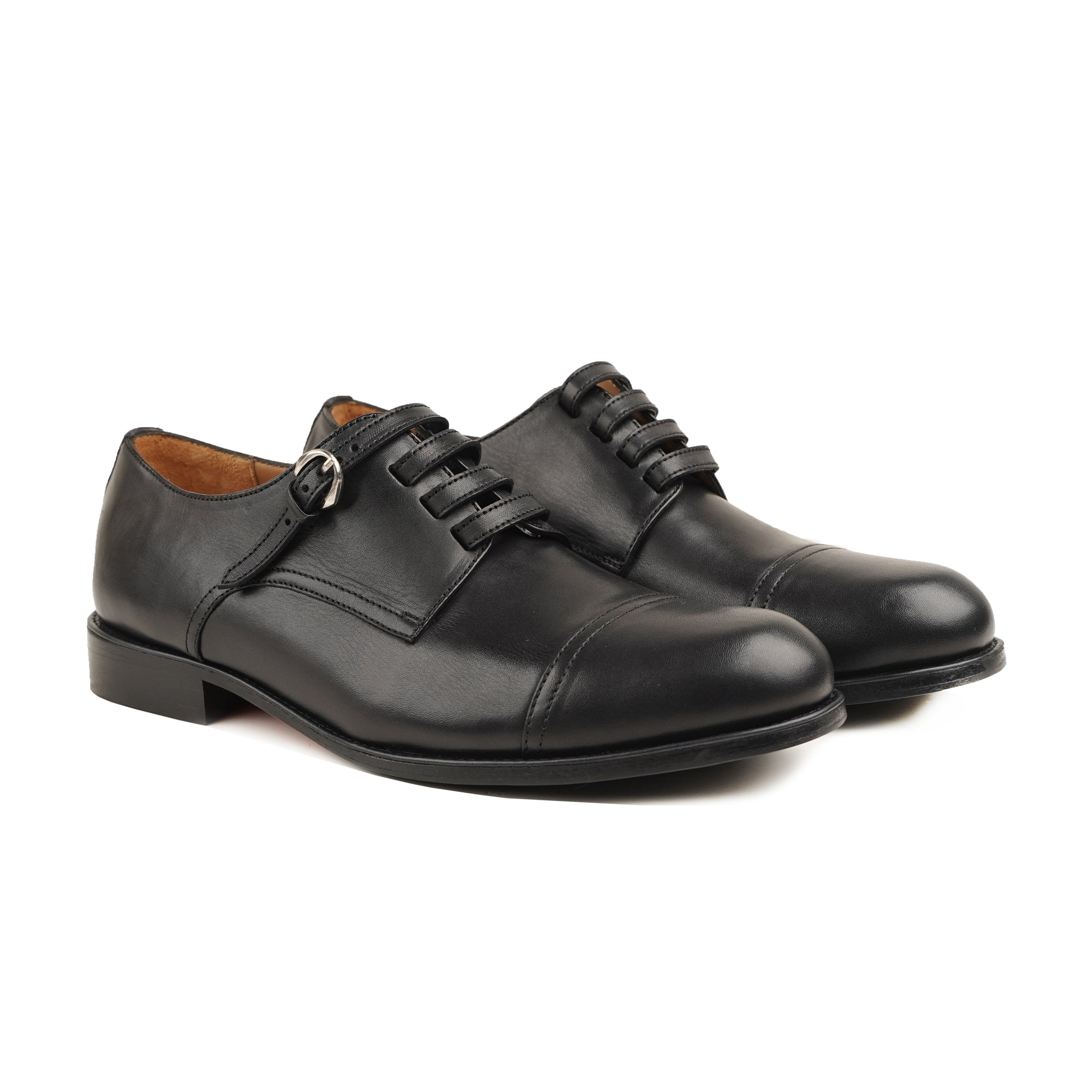 Norson - Men's Black Calf Leather Derby Shoe