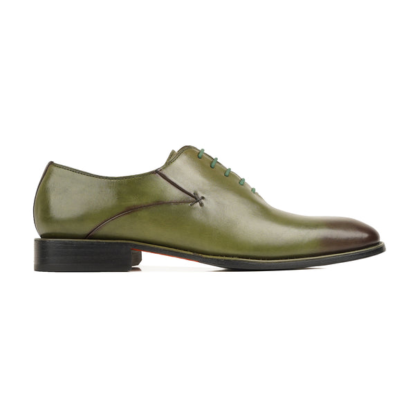 Veto - Men's Green Calf Leather Wholecut Shoe