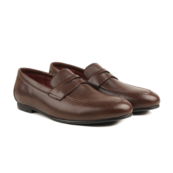 Argenta - Men's Dark Brown Calf Leather Loafer