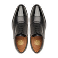 Golsar - Men's Black Calf and Patent Leather Oxford Shoe