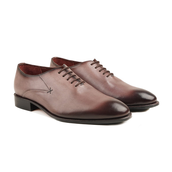 Cisco - Men's Burnished Beige Calf Leather Wholecut Shoe