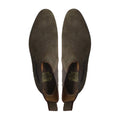 Cordo - Men's Chocolate Brown Kid Suede Chelsea Boot