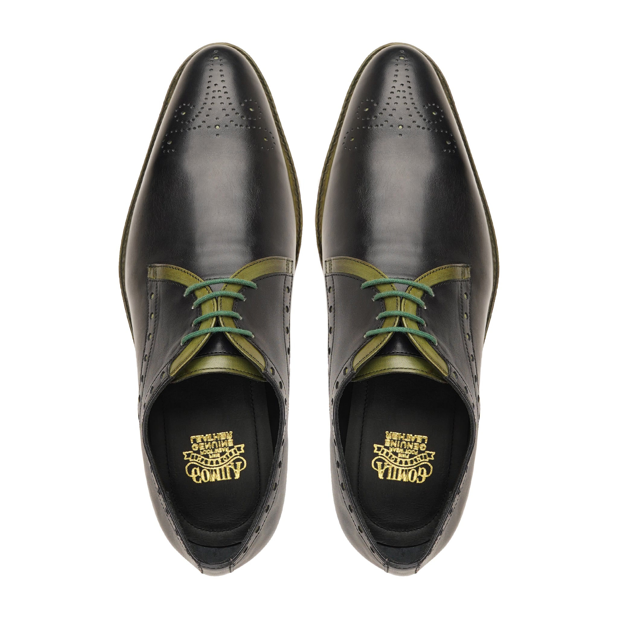 Terrain - Men's Black Calf Leather Derby Shoe